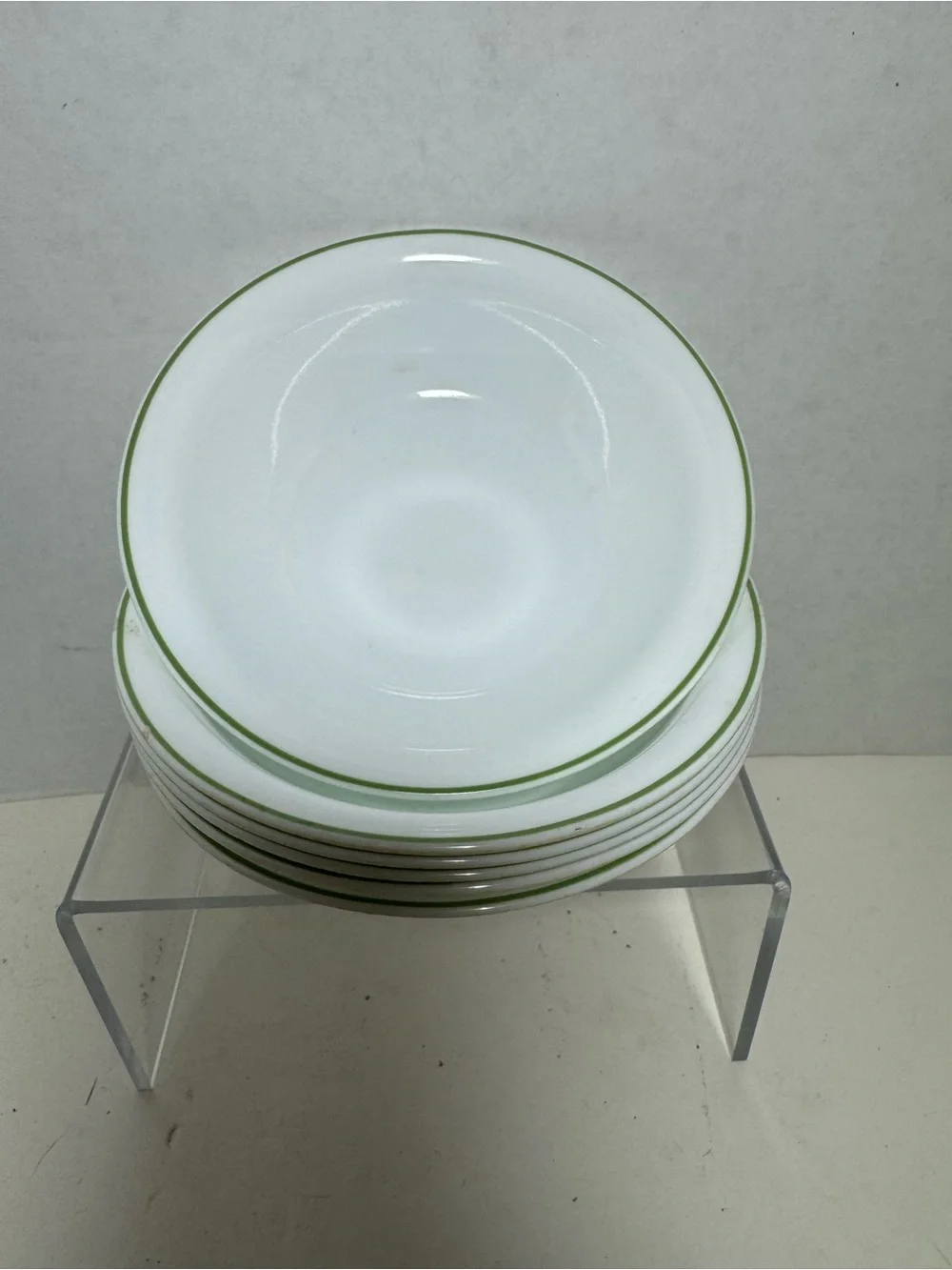 6CORELLE shadow Iris 7.2 516 ounce flared rim cereal, soup salad bowls